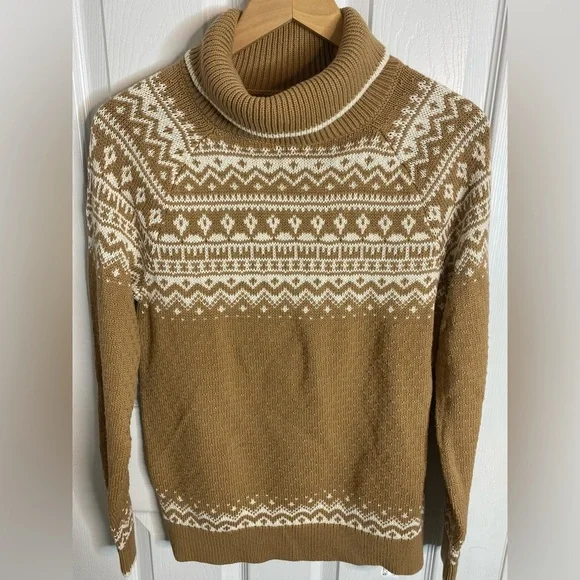 NWT Lands’ End Drifter Sweater in Rich Camel - Picture 3 of 5